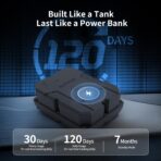 Magnetic GPS Tracker for Vehicles, Hidden Tracker Device for Car, Trailer, Up to 7 Months Battery Life, Real-Time Track, Waterproof, 5-Day Free Trial, Subscription Required - Image 2