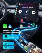 2026 Ultra Mini Wireless Carplay Adapter for iPhone & Android Auto, USB for Apple Car Play Dongle Plug & Play for iOS 10+ & Android 10+, Auto-Reconnect, Stable & No Lag - Image 3