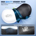 Lumbar Support Pillow,Ergonomic Memory Foam lumbar pillow for chair and Bed ,lower back support pillow for couch,Lower Back Pain Relief and Spine Support,lower Back Pillow for Chair,Car Seat Couch - Image 5