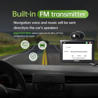 GPS Navigator for Car, Small Size for Limited Cab, 2026 Offline Map with Free Updates Lifetime, 5-inch Touchscreen, Satallete Navigation, Voice Guidance, Speed & Traffic Alerts, Custom Car Routing - Image 8