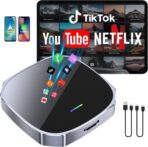 2-in-1 Wireless Apple CarPlay&Android Auto Adapter 2026, Magic AI Box Streaming Dongle Support Netflix/YouTube, Plug&Play, Car Play Wireless Adapter, Only Fit for Cars with Wired CarPlay/Android Auto - Image 9