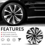 16 inch Hubcaps Set of 4, Automotive Wheel Tire Covers, Wheel Rim Cover Compatible/Replacement with Toyota Volkswagen VW Chevy Nissan Sentra Honda Civic Accord Dodge Ford Kia Cadillac Scion - Image 2