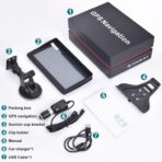 GPS Navigator for Car 7-inch HD Touch Screen Voice Turn Alert Speed Limit Red Light Alert Truck Car GPS Navigation with pre-Installed North American maps and Free Lifetime Updates. - Image 7