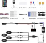 4 Pods RGB LED Rock Lights for ATV UTV Golf Cart Truck RZR Offroad SUV, Waterproof Multicolor Underglow Kit for Cars with APP Music Mode, Vehicle Accent Underbody Light Underneath 12V - Image 8
