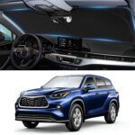 Sun Shade for Highlander Windshield Sunshade fit for Toyota Highlander 2020-2025 Accessories Front Window Cover Shield Car Foldable Sun Visor Protector Block UV Ray Heat Keep Your Car Cool