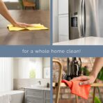 S&T INC. 150 Pack Microfiber Cleaning Cloth, Bulk Towels for Home, Reusable Microfiber Towels for Cars, Cleaning Rags, Assorted, 11.5 Inches x 11.5 Inches, 150 Count - Image 5