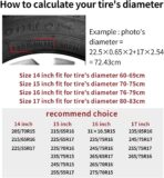 Smiley Face Tire Cover Weatherproof Dustproof Wheel Spare Tire Cover Wheel Protectors Universal Fit for Rv Trailer SUV Truck Camper 14 Inch - Image 3