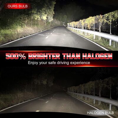 CHUSYYRAY 7" Round Compatible with Ford Deluxe LED Headlight Assembly 1939 1940 1941 1942-1951 for Off-road, DOT Approved, High Low Beam Clear Lens Glass, 6000K 10000LM White, Pack of 2 - Image 5