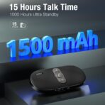 Bluetooth Car Speaker Phone: Hands Free Calling Kits 6W in car Speakerphone for Safe Driving - Support Siri Google Assistant Voice Calls/Motion Auto ON Off - BC990P - Image 5