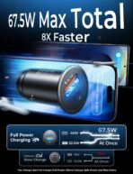 AINOPE 67.5W Super Mini Cigarette Lighter Adapter Car Charger USB C Fast Charging, All Metal PD&QC Type C Car Charger Adapter Outlet Plug Socket for iPhone 17 16 Pro Max 15 14 13 Air, Samsung S26 S25 - Image 10