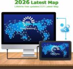 GPS Navigator for Truck Car, 7'' GPS Commercial Drivers 2026 Trucker GPS for Semi Truck (Latest 2026 Maps Free Lifetime Updates) with GPS Navigation Systems, Voice Assist, Speed Limit Warnings - Image 2