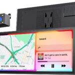 9.26" Wireless Portable Car Play Screen for Apple CarPlay & Android Auto, OTA Updates, Backup Camera, Mirror Link, 5.0 Bluetooth, Voice Control, GPS Navigation, FM
