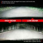 CHUSYYRAY 7" Round Compatible with Ford Deluxe LED Headlight Assembly 1939 1940 1941 1942-1951 for Off-road, DOT Approved, High Low Beam Clear Lens Glass, 6000K 10000LM White, Pack of 2 - Image 6