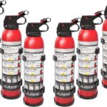 Small Fire Extinguisher for Home & Car – (6Pack, 1.32lb Each) Portable Dry Chemical Fire Extinguishing Spray | For Kitchen Grease, Electrical, Vehicle & Garage Fires, Easy to Use