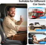 Benazcap Car Seat Cushion - Memory Foam Car Seat Pad - Sciatica & Lower Back Pain Relief - Car Seat Cushions for Driving - Road Trip Essentials for Drivers - Image 3