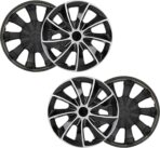 ECCPP OEM Replacement Full Lug Skin Durable-Modern & Stylish 4PC Set 15 Inch Hubcap Wheel Cover Auto Tire Replacement Exterior Cap-Snap On Hubcap - Image 9