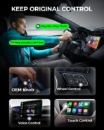 AuroraLink JC007 Wireless CarPlay and Android Auto Adapter, 2-in-1 USB Dongle with Type-C Connector, Compact 1.97 Inch Design - Image 7