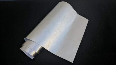 Aluminized Heat Shield Thermal Barrier Adhesive Backed Heat Blanket (12'' X 24'') - Image 4