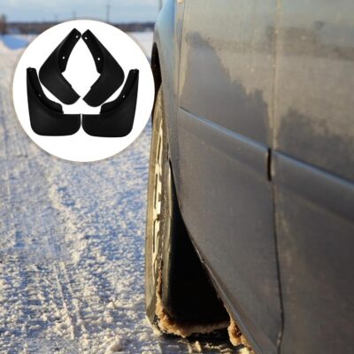 4pcs Car Tire Mud Flaps Splash Guards Set Rear Mudguard for 2003 Compact Sedan Soft Rubber Wheel Mud Protector Automotive Exterior Accessories - Image 7