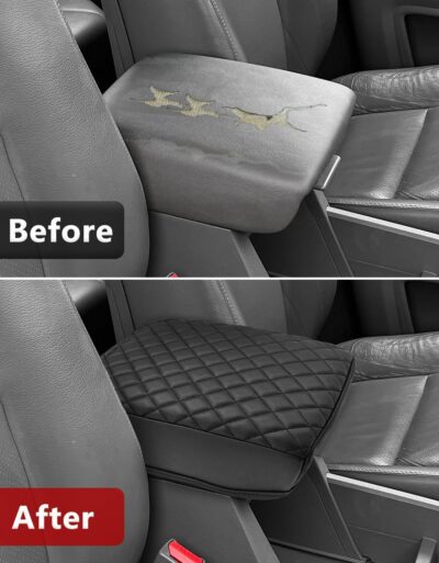 KBH Center Console Armrest Cover for Honda Ridgeline 2006 2007 2008 2009 2010 2011 2012 2013 2014, Middle Console Lid Cushion Pad Protector, Vinyl Leather Interior Accessories, Anti-Scratch, Black - Image 8