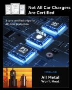 MRGLAS 90W Fast iPhone 17/16 Car Charger, USB C Car Charger with Type C Cable, PD45W & QC45W, Flush Fit, All Metal, Cigarette Lighter RV Power Adapter for iPhone 17 16 Samsung S26 S25 Ultra Pixel 10 - Image 8