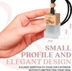 Belle La Vie Car Air Fresheners Gift Set | Luxury Perfume-Inspired Car Air Freshener for Women | Strong and Sophisticated Car Scents for Women | Refillable Essential Oil Infused Car Cologne by Perfa - Image 3