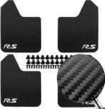 XUKEY 4pcs Black Universal Mudflaps for Car Pickup SUV Van Truck Front Rear Mud Flaps Splash Guards Fender Flares Mudguards with Hardware