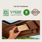 Car Air Freshener - Wood Air Freshener-Teak Amber Cabana Variety Scent Refill - Long Lasting Natural Car Fresheners - Clip Included - Image 6