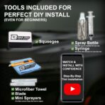 BOGAR TECH DESIGNS Full Headlight Taillight Tint Kit Compatible with BMW X4 2022-2025, Dark Smoke - Image 7