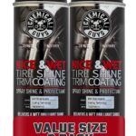 Chemical Guys Nice and Wet Tire Shine (Aerosol) (2 Pack) – High Gloss Tire Dressing Spray for Black Shine & Water-Based Protection