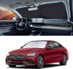 Sunshade Sun Shield for Mercedes-Benz C-Class W205 C250 C300 C400 SLK SLS CLA CLS CL-Class 2008-2023 2024 Window Shade Windshield Cover Sun Visor Protector Car Accessories Block UV Rays Heat
