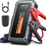 TREKURE Portable Car Battery Jump Starter 4000A 16800mAh Jump Box, Car Battery Jumper Starter Portable Jumper Cables for car(8.0L Gas/6.5L Diesel), Fast Charge, Lights, Compact