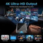 AI Box Wireless CarPlay & Auto Adapter - Plug & Play, Dual-Band WiFi, Bluetooth 5.4, 4K Video Support, Android 13.0 System, Compatible with Factory CarPlay & Android Auto （4GB RAM+32GB ROM） - Image 9