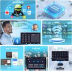 10.1" Android 13 Car Stereo for Chevy Silverado 2007-2013 Tahoe GMC Sierra Yukon, Wireless CarPlay & Android Auto, HD Touchscreen, Backup Camera, WiFi, GPS, SWC - 2GB+64GB - Image 6