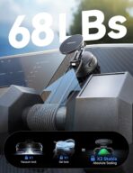 JOYROOM Car Mount for iPhone, [Tri-Fold] MagSafe iPhone Car Mount, [Suction Pro+Gel Base] 360° Rotation iPhone Car Holder, Strong Magnet for iPhone 17 Pro Max and Other Series[Not for Charging] - Image 5