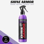 SHINE ARMOR Fortify Quick Coat High Performance Ceramic Coating, Car Wax Spray, Hydrophobic Top Coat Polish and Polymer Paint Sealant Protection for Vehicle Leather Seat, Tires, Bumpers, Rims Made in - Image 2