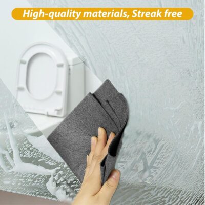 Thickened Magic Cleaning Cloth, 6Pcs Microfiber Cloth Reusable,Lint Free Cloth for Glass,Window, Mirror, Cars - Image 3
