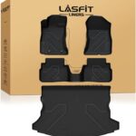 LASFIT Floor Mats & Cargo Mat Fits for Subaru Crosstrek 2023-2018(Not Hybrid) & Impreza Hatchback 2023-2017, All Weather TPE Custom Fit Easy Clean Durable Car Mats for Crosstrek & Impreza Floor Liners