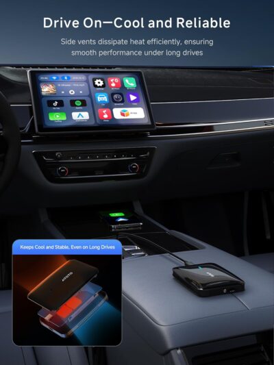 Magic AI Box, Wireless CarPlay/Android Auto Adapter, Car Video Box Supports for Netflix/YouTube/TikTok/TF Card, DriveChat AI Smart Box with GPS/Dual Bluetooth - Image 7