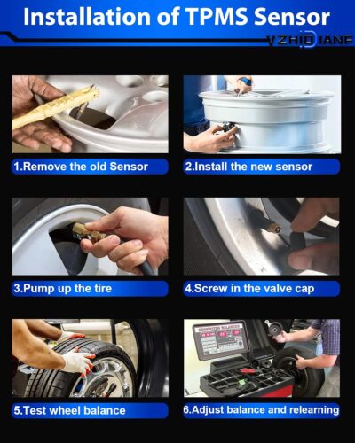 Pre-Programed TPMS Sensor for:-Toyota 2005-2015 Tacoma 2007-2011 Camry 4Runner for:-RAV4 for:-Lexus IS250 2006-2015 RX350 Tire Pressure Monitoring Sensor # 4260706011, 315MHz (Set of 4) - Image 6