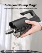 HOTO BlowVac™ Handheld Vacuum Cordless, Car Vacuum Cleaner with 23000Pa High Power, 3 Suction Modes, Electric Compressed Air Duster Blower for Car Interior, Desk, Boat, Home, Outdoor - Image 8