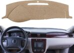 Yiz Dash Cover Mat Custom Fit for Chevy Chevrolet Impala 2006-2013,Impala Limited 2014-2016 Dashboard Cover Pad Carpet (Beige) J30