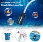 Portable Cordless Pressure Washer, 18 bar Portable Power Washer with 6-in-1 Nozzle, 6L/min Hand Held Pressure Washer with 2 Batteries, Sprays 6-10m Away, Battery Power Cleaner for Car, Garden, Home. - Image 3