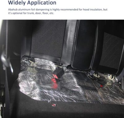 Abahub Sound Deadening 394 mil 16 sqft Heat Shield Automotive Insulation Roll - Car Sound Deadening Material Hood Insulation Pad, Firewall 59"x39" - Image 6