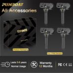 TPMS Chevrolet Pre-Programmed Tire Pressure Sensor,with:➥Trax(13-22)|Suburban1500/2500(07-19)|Traverse(09-17)|Camaro(10-15)|Impala(05-20)|Cruze(11-15)|Sonic(12-20)/#13598771(4 PCS) 315MHz - Image 9