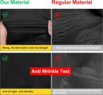 uxcell Car Cover Waterproof All Weather for Car, Full Car Cover Rain Sun Protection Universal Fit for Sedan 178''-185'' - Image 9