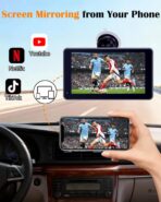 Portable Wireless CarPlay Screen - 7-inch Plug & Play No Dashboard Removal Upgrade for Older Cars - Compatible for Apple CarPlay & Android Auto with Backup Camera - Image 7