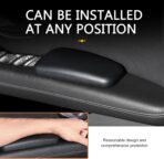 2 PCS Car Elbow Pad Arm Rest, Polyurethane Elastic Soft Arm Leg Support Pillow, Multi-functional One-piece Molded Car Interior Decoration, Universal for Most Vehicles (Black) - Image 5