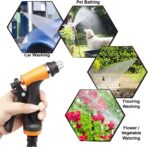 Portable Intelligent Electric Pressure Washer Pump 100W 160 PSI 12V Portable Pressure Powerful Washing Kit with 21.3 Feet PVC Hose for Home, Car, Garden, Projects (100 W-Black Hose) - Image 8
