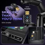 2in1 Carplay Wireless Adapter Android Auto Wireless Adapter, Mini USB Small Dongle Fast Auto Connect, Car Play Play Plug, for Apple iPhone iOS & Android 11+, OEM Wired Car Model 2017+, Black - Image 5